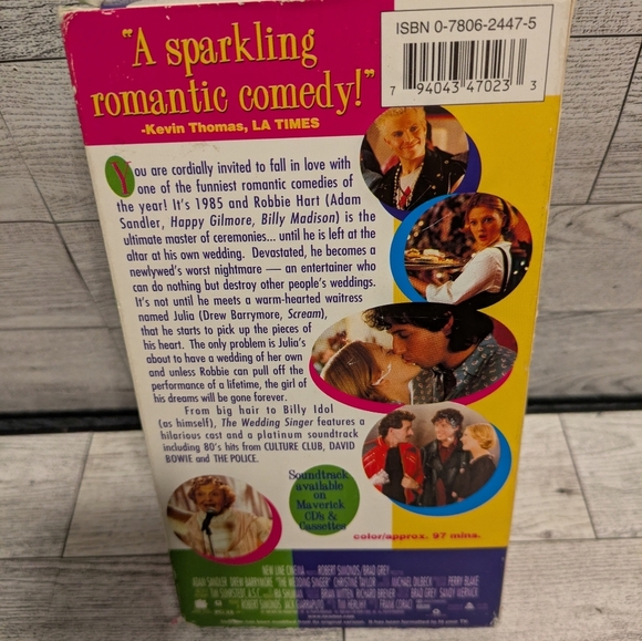 The Wedding Singer VHS Tape - Picture 3 of 5